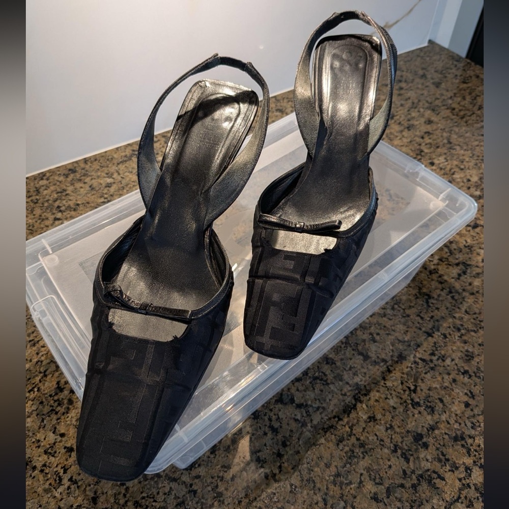 Fendi Black Heels